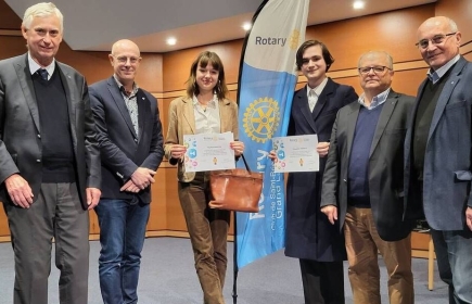 Deux lycéens  présentés  par le rotary St Brieuc  terminent 1er et 2eme au concours d’expression orale